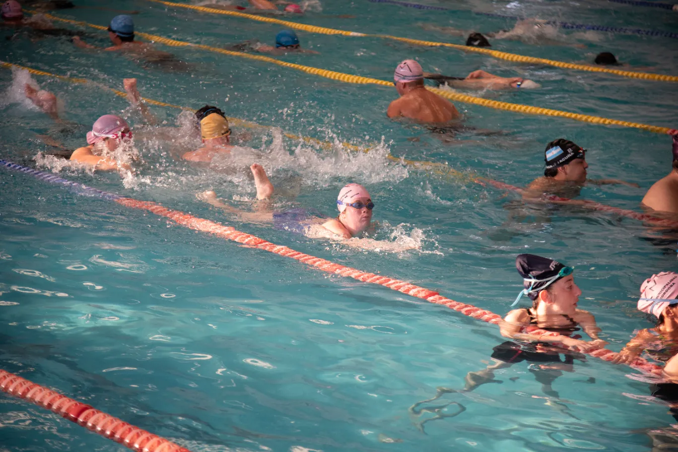 Entre Ríos fue sede de una fecha de la liga nacional de natación paralímpica