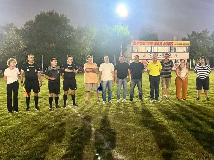 La Municipalidad de Pueblo Liebig en la Inauguración del Torneo Apertura "90 Años de Las Camelias"