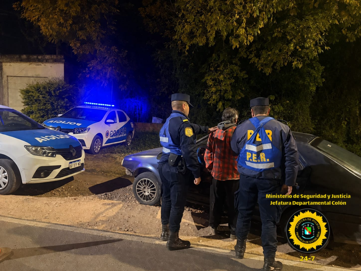 Colón: Incendio intencional en Barrio San Juan I: detuvieron a un hombre de 72 años