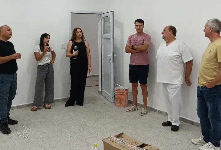 Concejales del Vecinalismo Por San José recorrieron la ampliación del Hospital sanjoesino