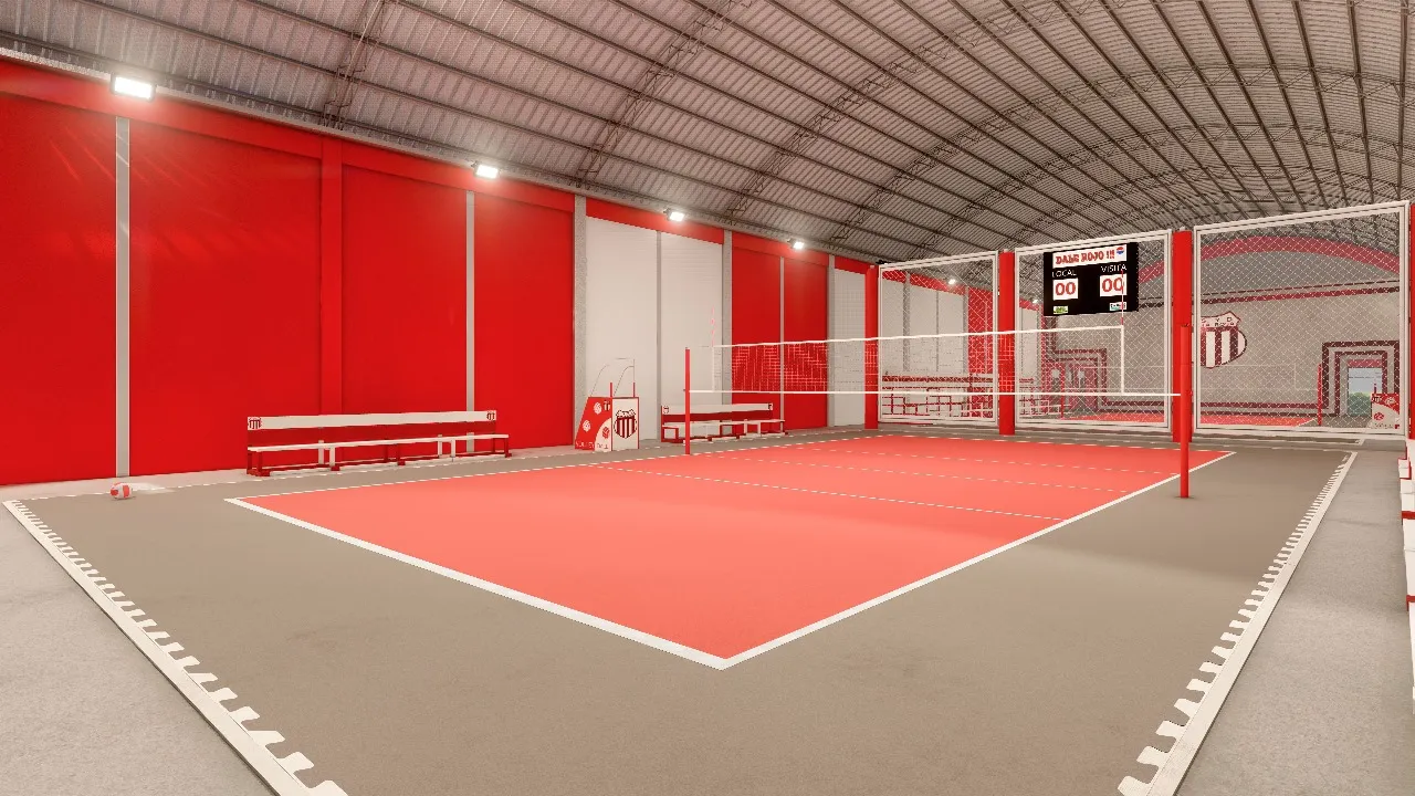 El Club Santa Rosa avanza con la construcción de un estadio para Newcom y vóley