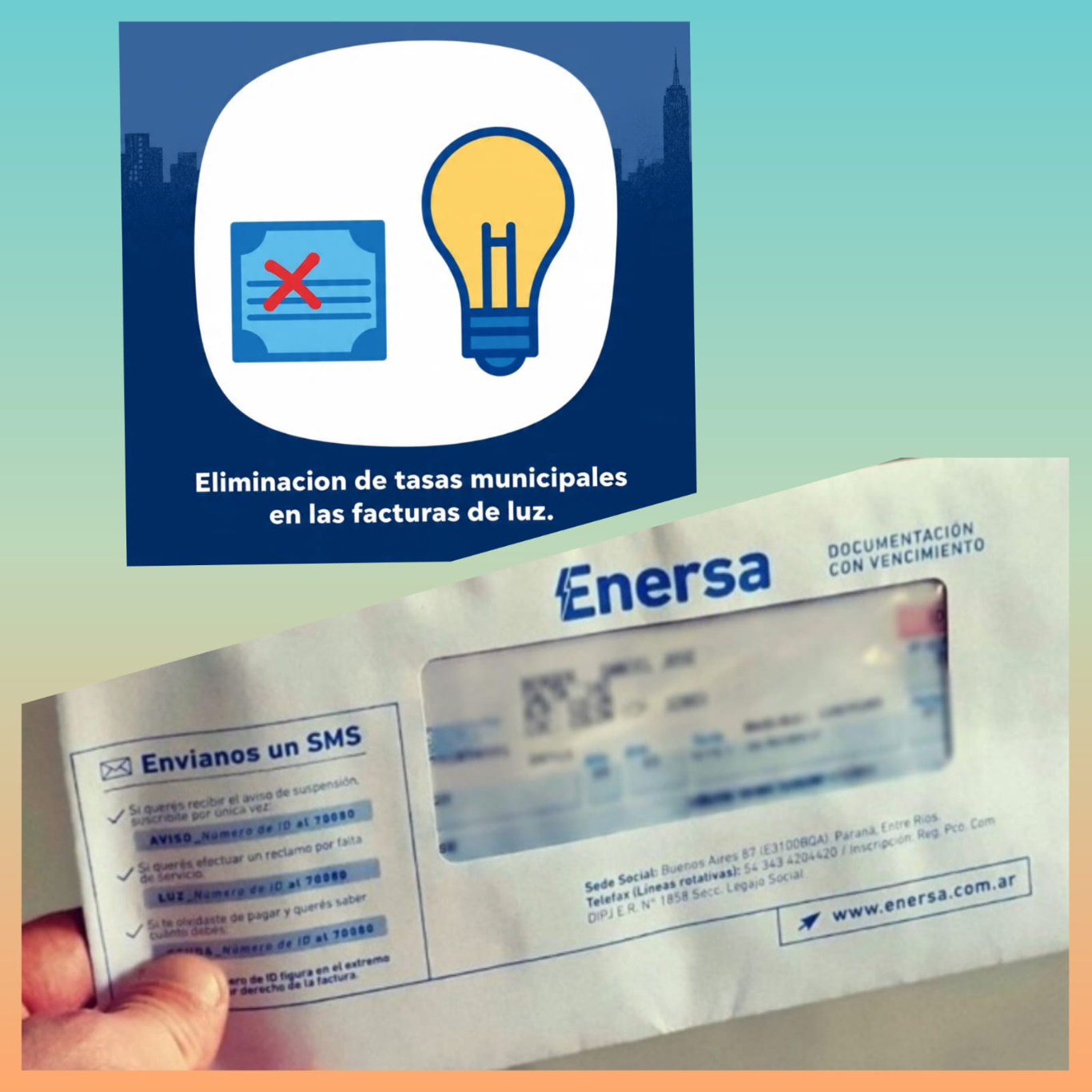 Crece el malestar en Concepción del Uruguay por tasas municipales en facturas de ENERSA