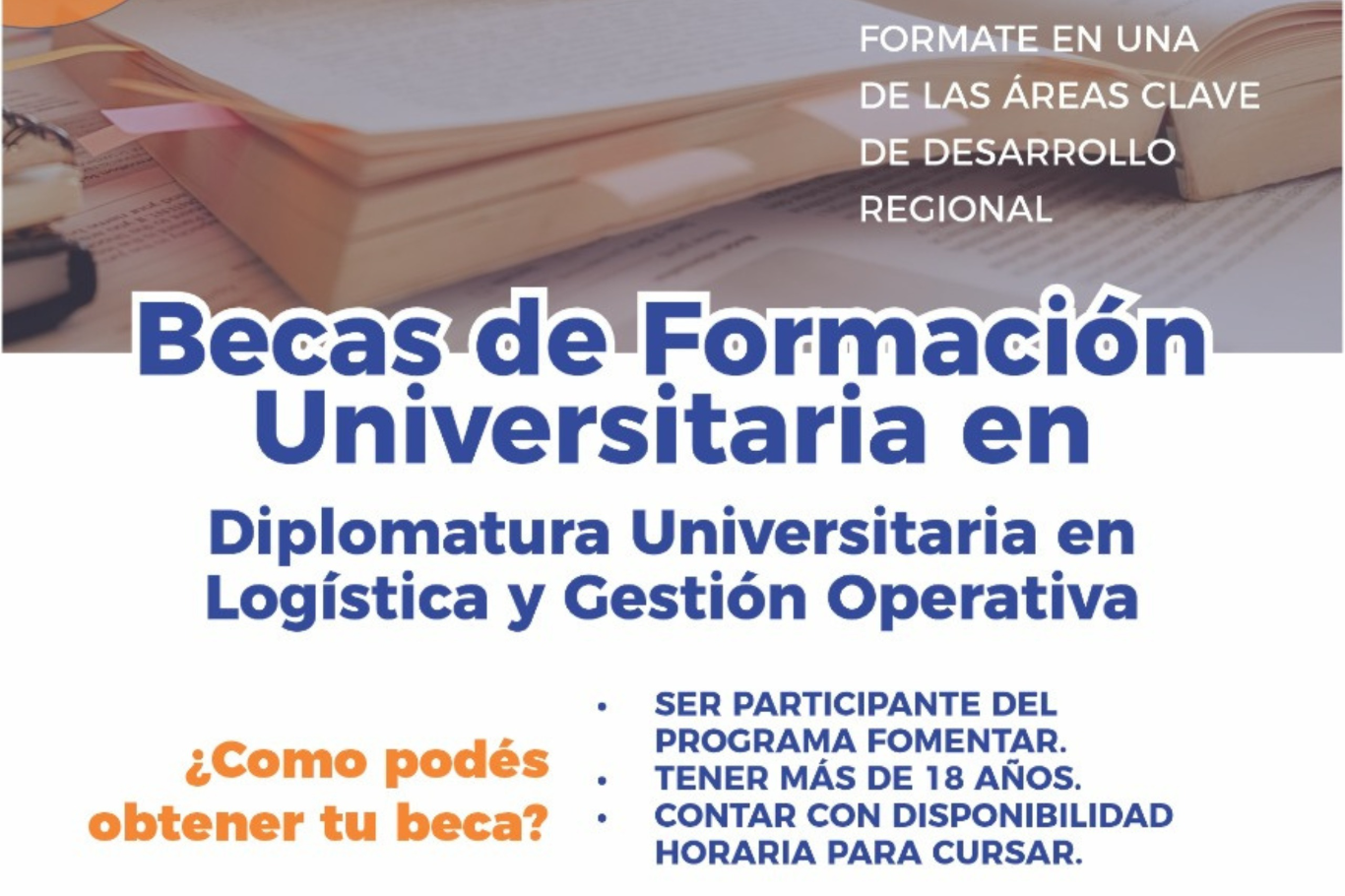 El Municipio de Colón otorgará becas completas para Diplomatura en Logística y Gestión Operativa