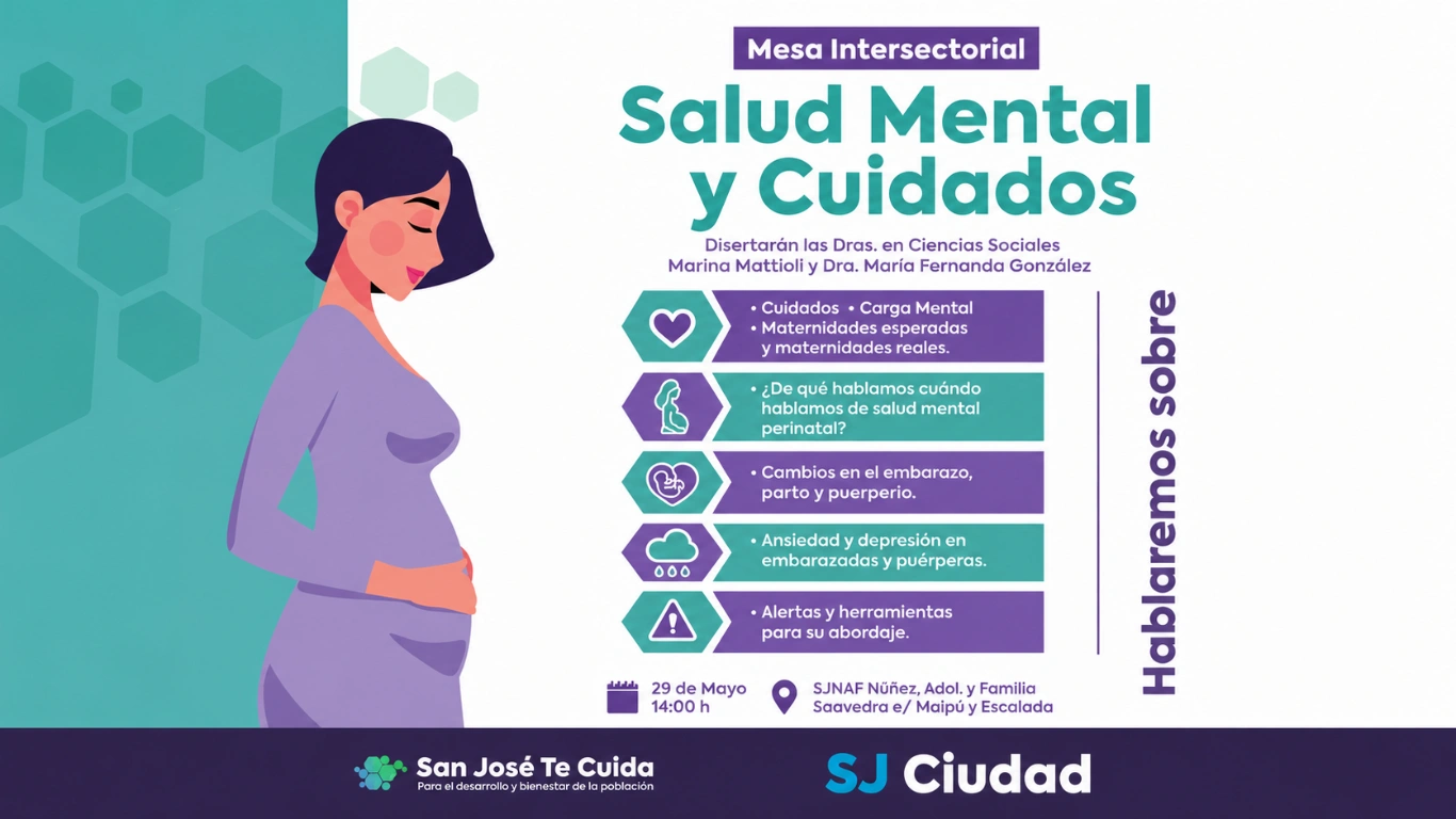 San José realizará una jornada sobre salud mental y cuidados con enfoque comunitario integral
