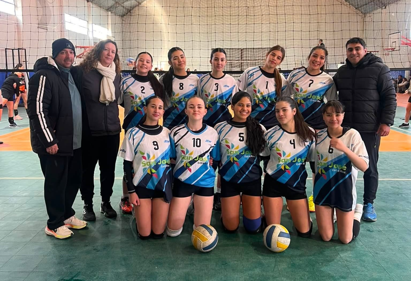 San José campeón departamental Sub 14 de vóley femenino y clasifica a la instancia zonal