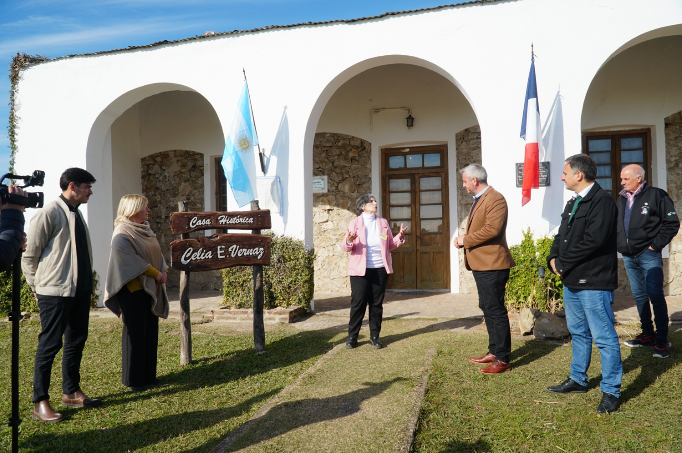 Colón homenajeó a Alejo Peyret en la histórica Administración de la Colonia San José