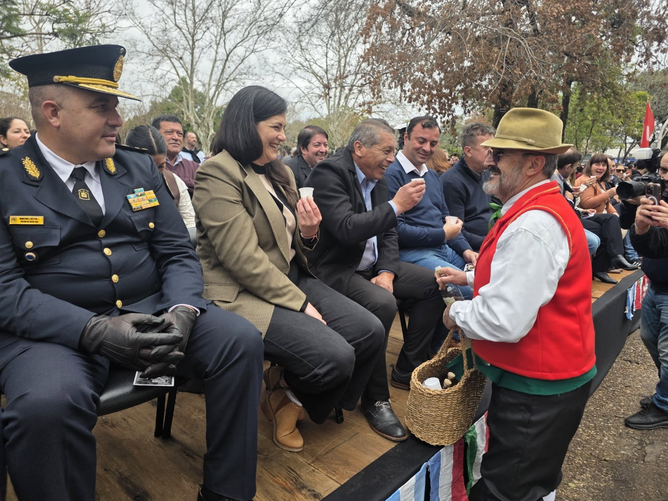 Julio Pintos y Vanesa Grantón participaron de la Fiesta Nacional de la Colonización en San José 2026