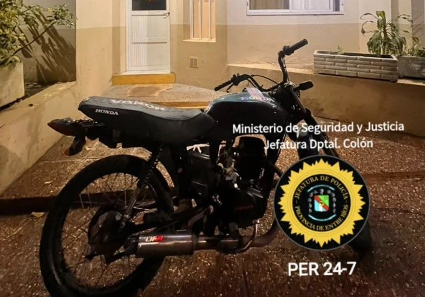 Secuestran una moto en un depósito municipal: el motor tenía pedido de secuestro vigente en San José