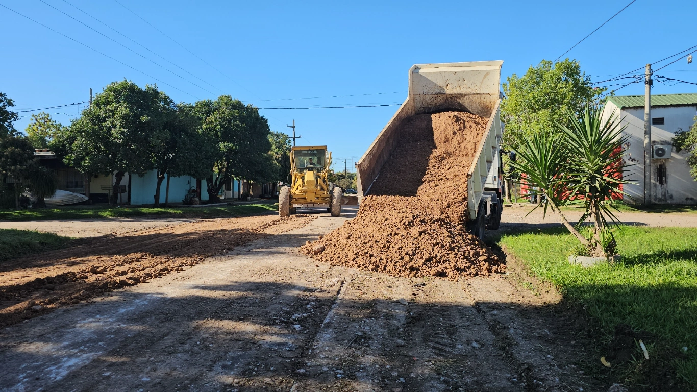 El Municipio avanza con intervenciones de infraestructura y repasos en distintos sectores de la ciud